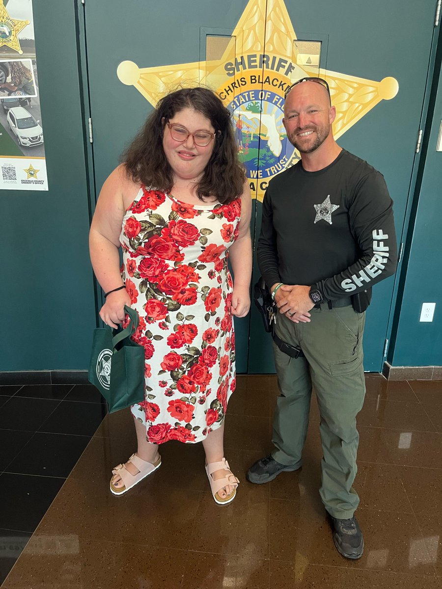 Special Olympics athlete Natasha visited us and brightened our day with her inspiring spirit! Thank you for the smiles, Natasha! #SpecialOlympics <a href="/SpecialOlympics/">Special Olympics</a>