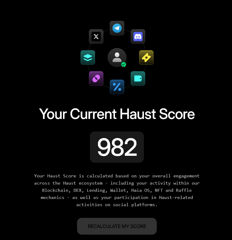 criptoworld_'s tweet image. 🚀 Haust Score has landed.
Your activity. Your impact. Your number.
Check it now 👉 score.haust.network
This is your first step toward Haust mainnet and exclusive raffle access ⚡
The race has started — where do you stand? 👀