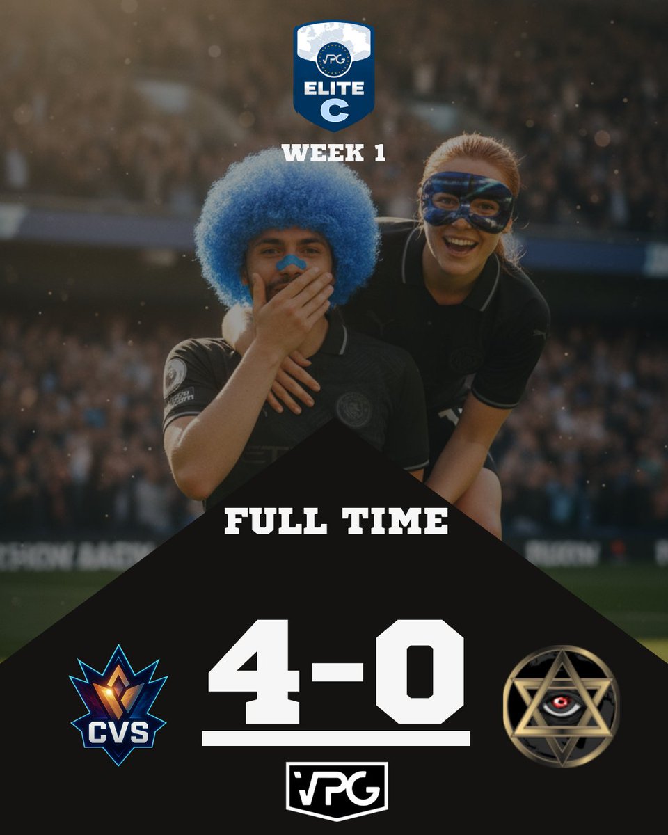 Tough start, strong response.
0–2 ➡️ 4–0
Just the beginning. 💪

#Cavaliers #EAFC26 #VPG #ProClubs