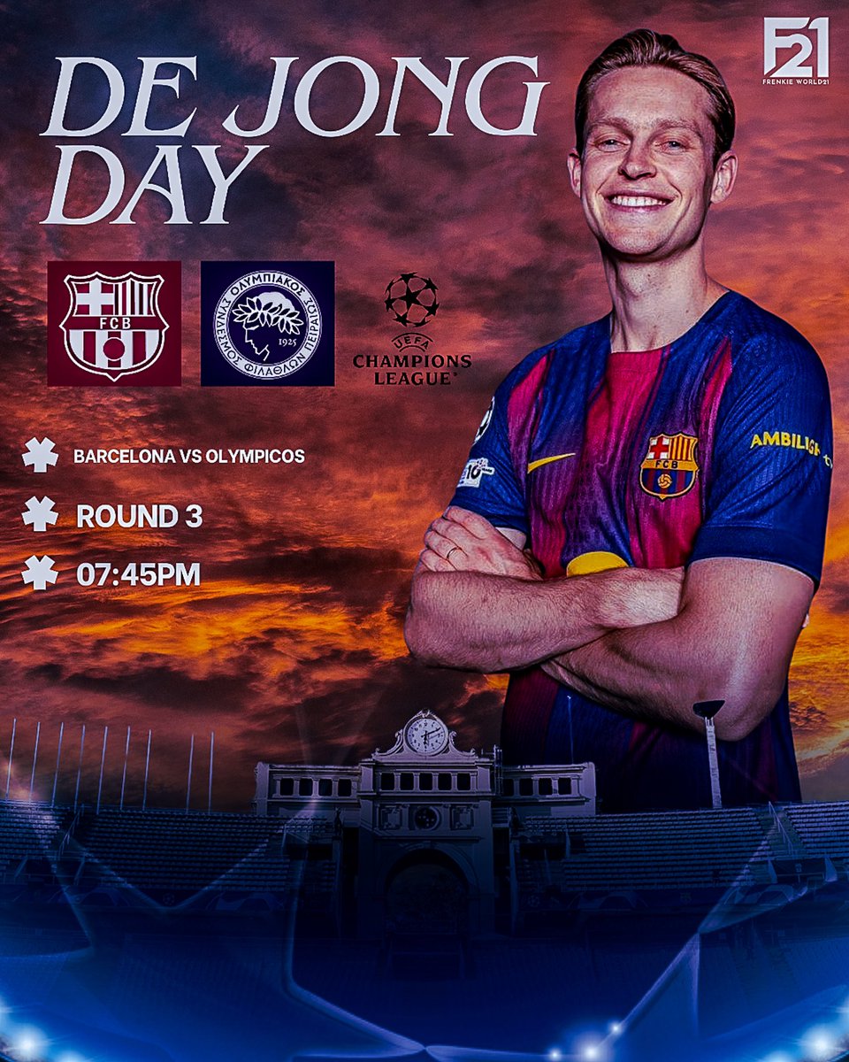 F21World's tweet image. يوم المباراة يوم دي يونغ 🔥