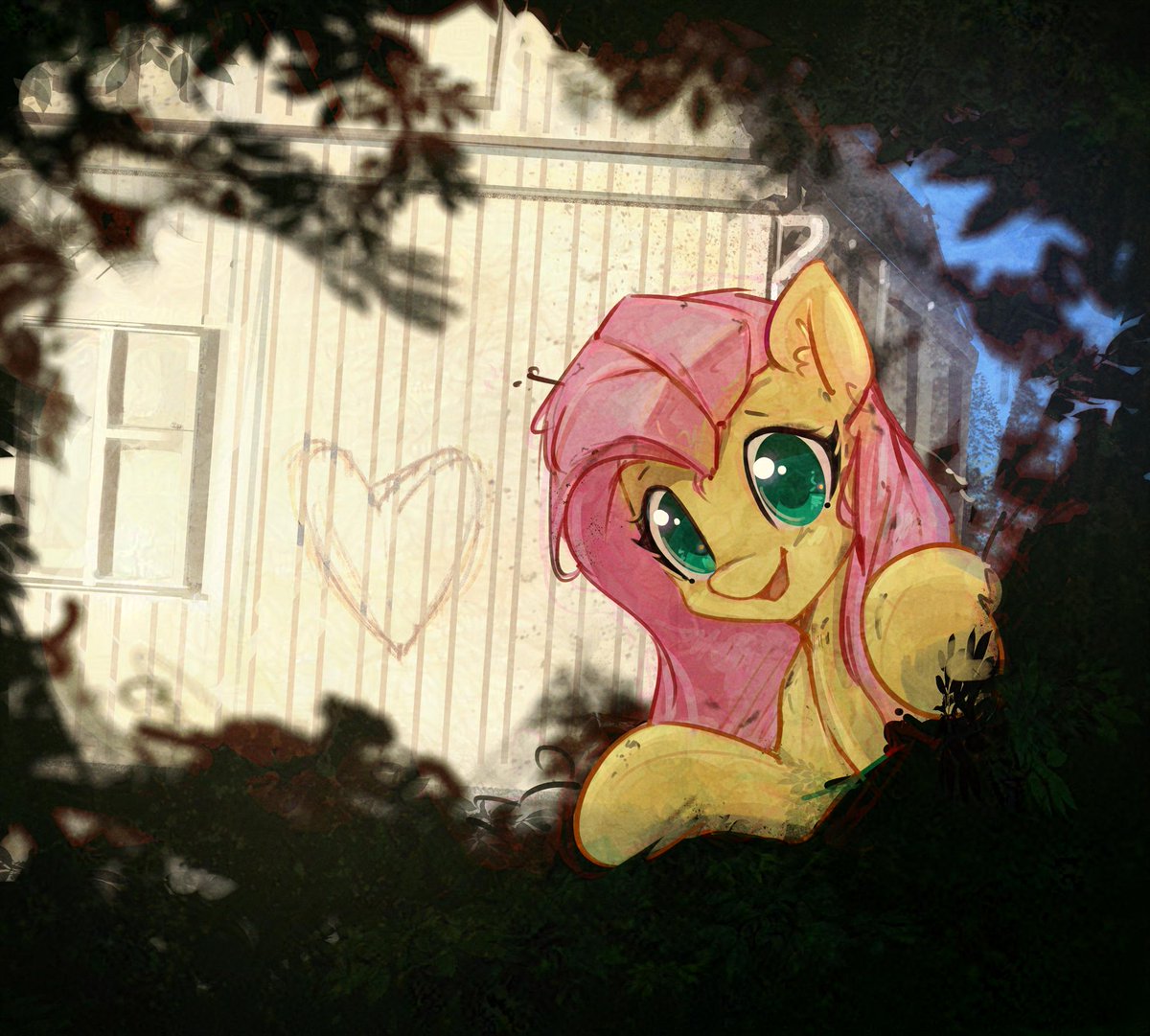 CalpainEqD's tweet image. Looks like Flutters found you despite the hiding spot. Now it's your turn to seek.
Artwork is by @mirroredseaaa!
deviantart.com/mirroredsea/ar…