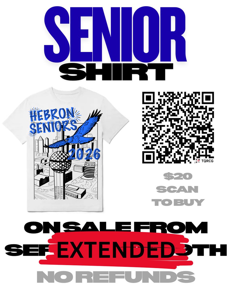 We extended shirt sales until November 14th