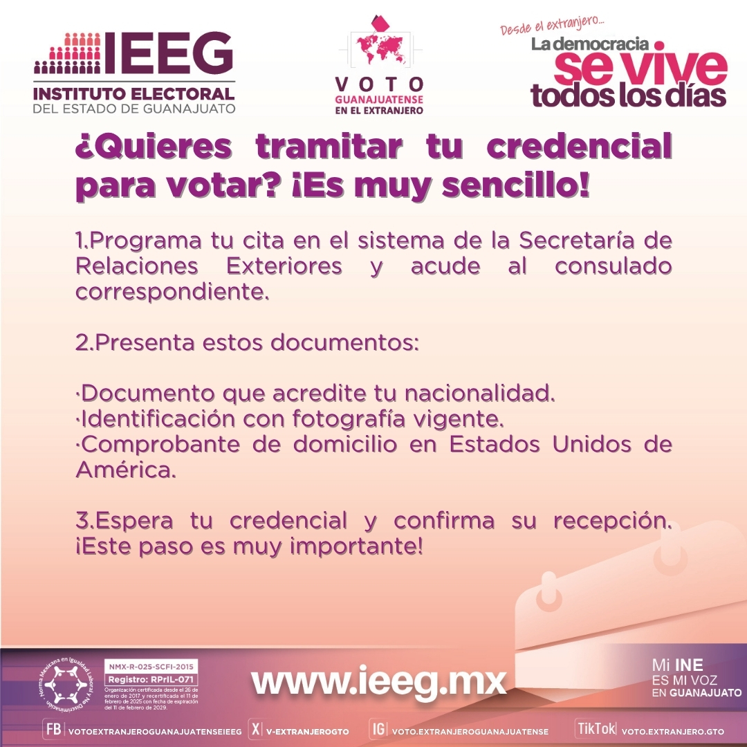 🪪🇲🇽 ¿Quieres tramitar tu credencial para votar? ¡Es muy sencillo!