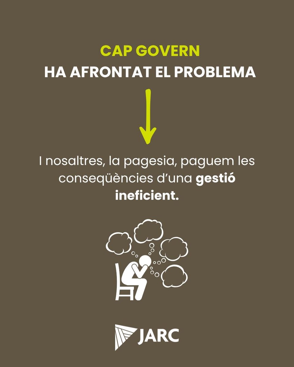 JARC_COAG's tweet photo. 🚨 Cap Govern ha resolt el bloqueig crònic de la bestreta de la PAC.
Catalunya torna a quedar fora mentre altres CCAA ja han activat el pagament del 70%.
La pagesia no pot esperar més.
✊ Exigim el pagament immediat del 70% dels ajuts de la PAC 2025.
#PAC #JARC #PagesiaViva https://t.co/bQPKGakgTE