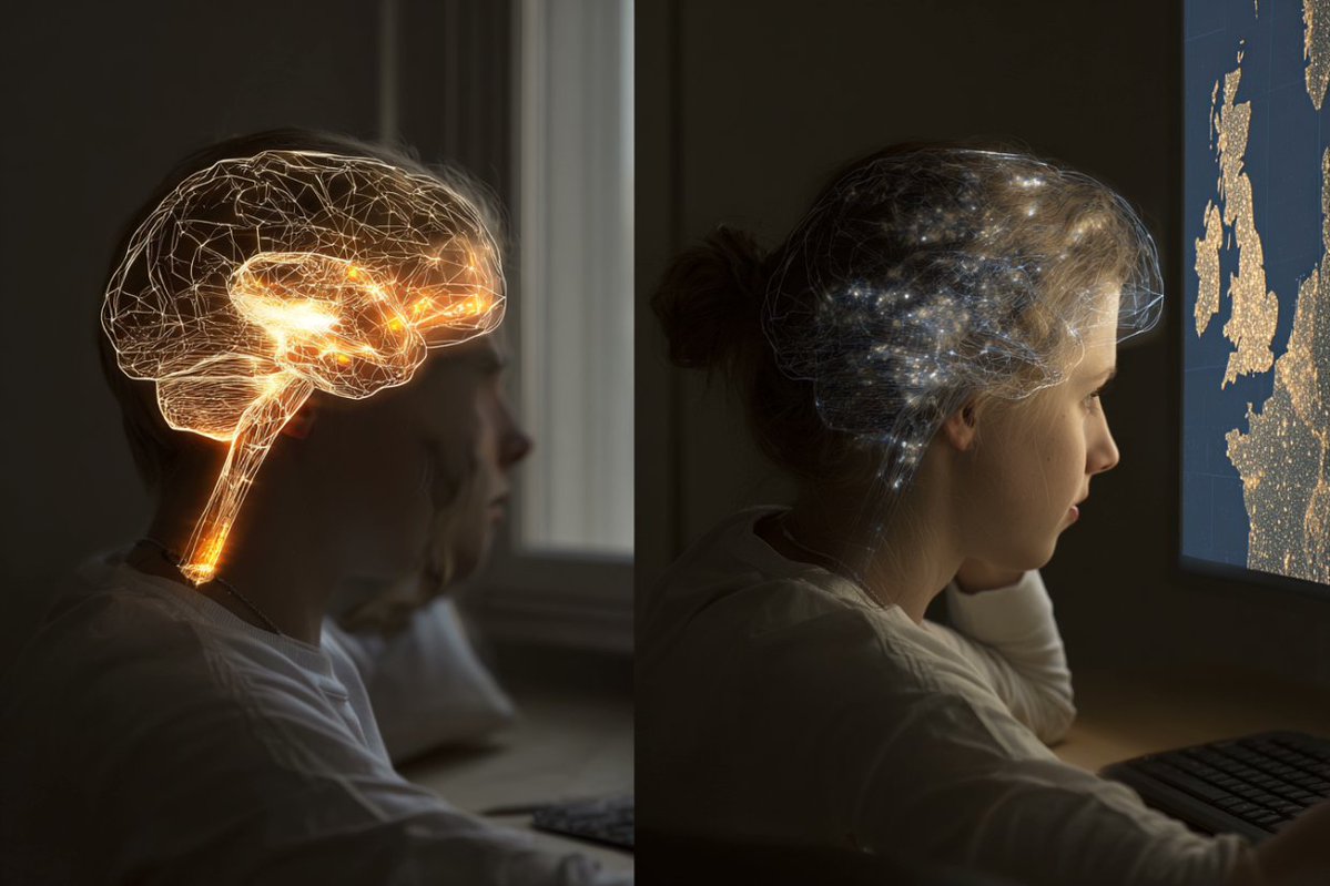 NeuroscienceNew's tweet image. Your Brain Navigates Mental Maps Differently Than Real Ones
When we visualize something from memory—like recalling a map—our brain’s attention system operates differently than when we view the real world.
Researchers found that imagining spatial layouts activates frontal brain…