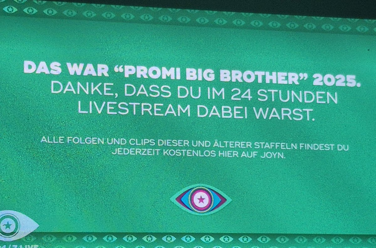 Der Livestream ist offiziell beendet 🥺🥺🥺🥺🥺 #PromiBB