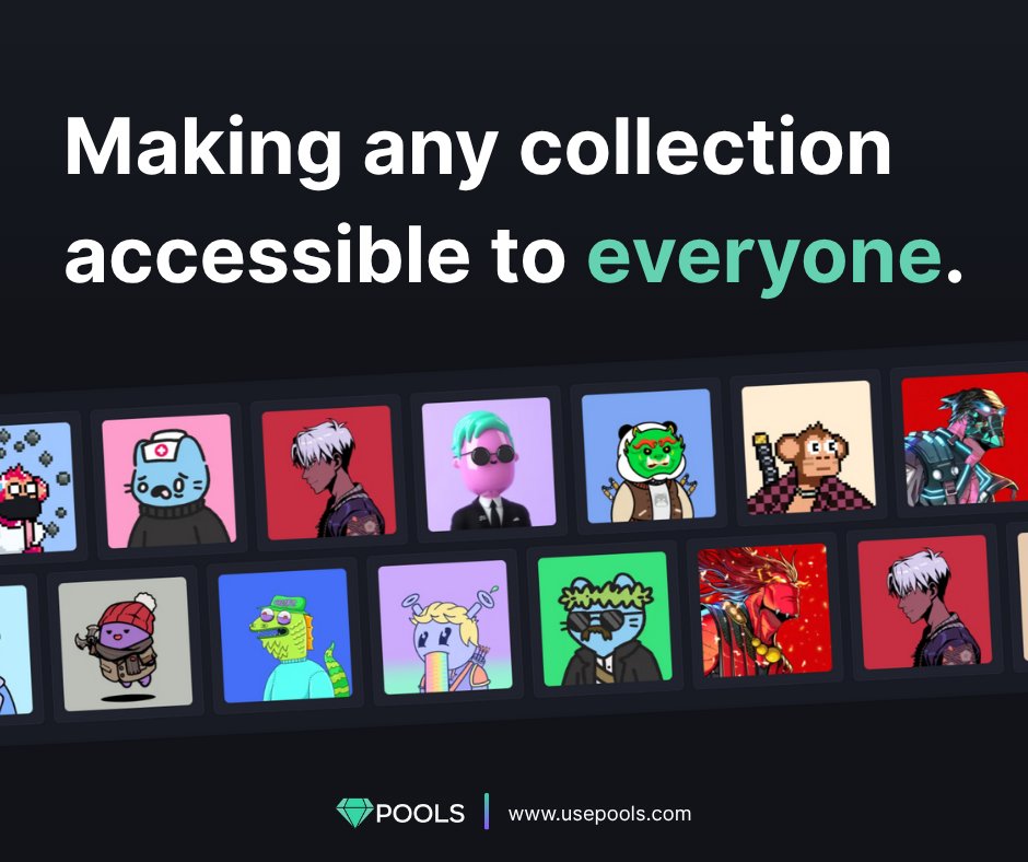 The next NFT wave can’t be driven by speculation only. It needs onboarding new believers by making it accessible.

Once holders are no longer defined by how much they can spend, but by how much they believe in a project, the ecosystem finally grows stronger.

Own a piece of the