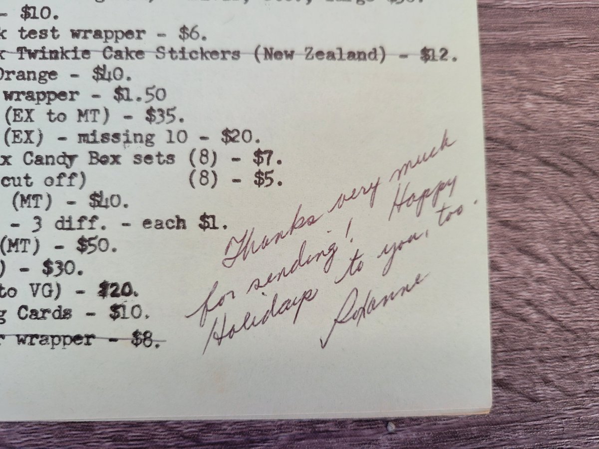 I'm back!
Picked up a small lot of The Wrapper magazines, but was more interested in this NonSport catalog from Roxanne Toser that was included.  To my surprise, had her signature inside!