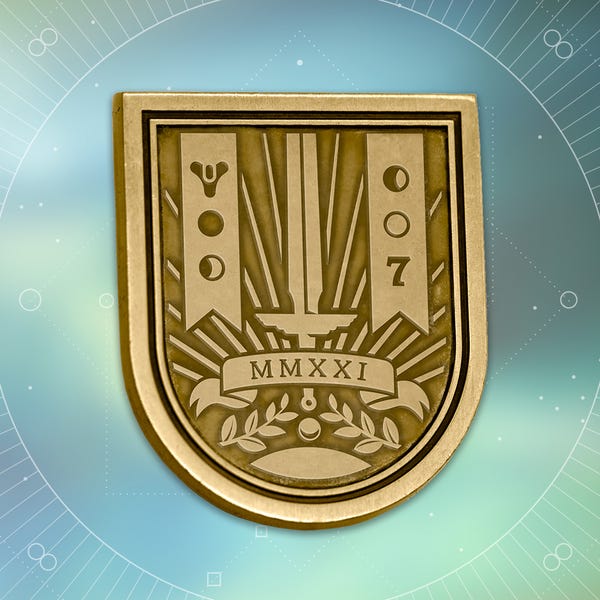 SevenTenLLC's tweet image. A memento from the year of Beyond Light! This retired MMXXI Pin celebrates the 2021 Moments of Triumph. A sought-after collector's item for fans of the Destiny 2 saga. #BeyondLight #Collectible #Merch #Pins #Destiny2 

Buy on Amazon or eBay here: linktr.ee/seventeninc