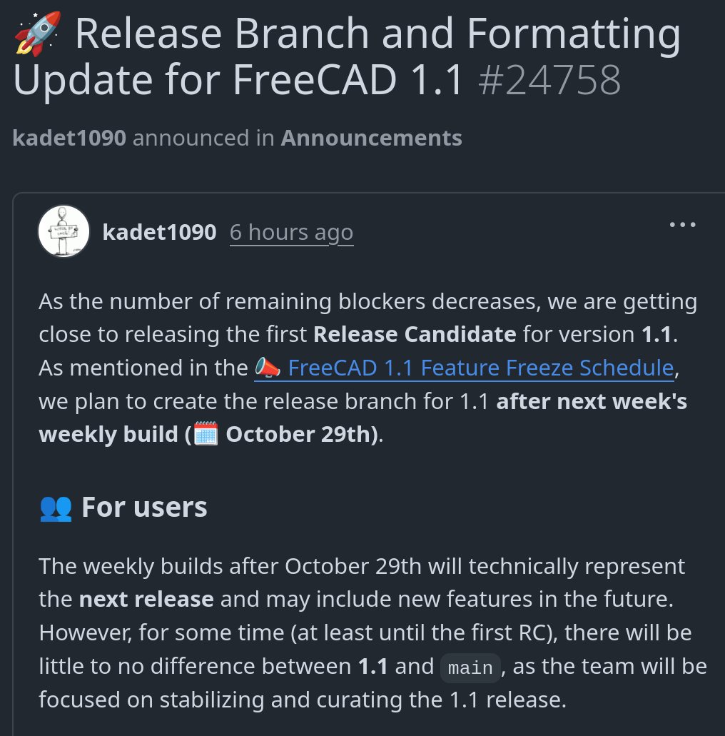 FreeCAD (CAD+CAM+FEA) tweet media