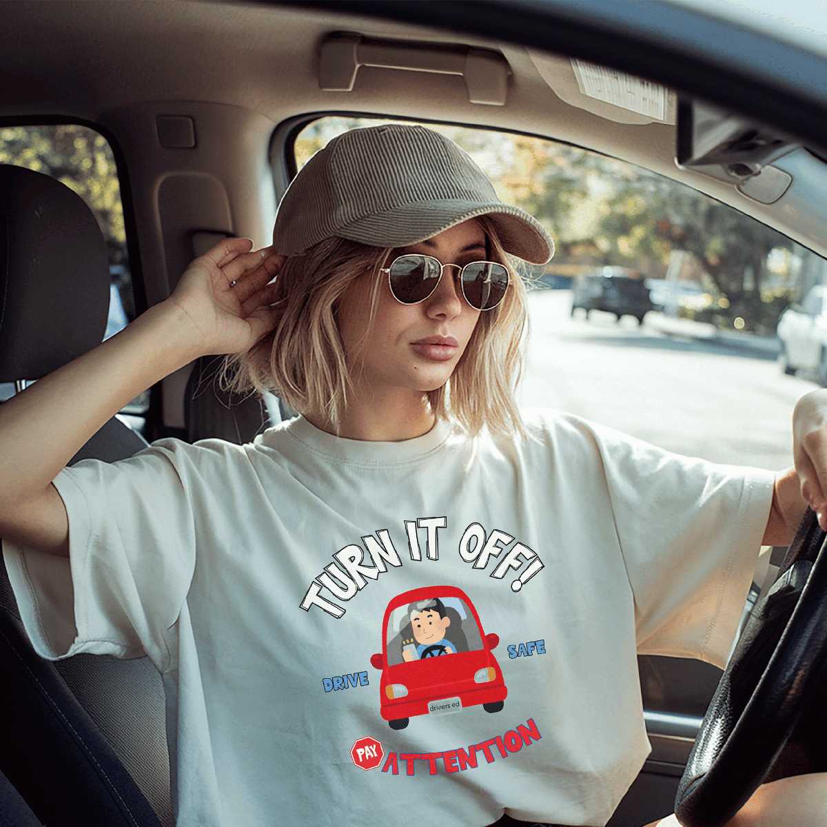 TrueLightDesign's tweet image. One day while driving, I spotted someone driving past staring down at their phone (scary). One stat said, looking down for 3 seconds driving 55 MPH you travel the length of a football field.  More about this in our short post here: tinyurl.com/4w7ux38k