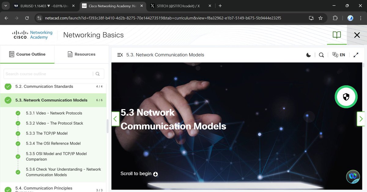 learnt the comparison  of  TCP/IP Model and OSI Reference model with <a href="/CiscoNetAcad/">Networking Academy</a> . My cybersecurity journey #cybrarians