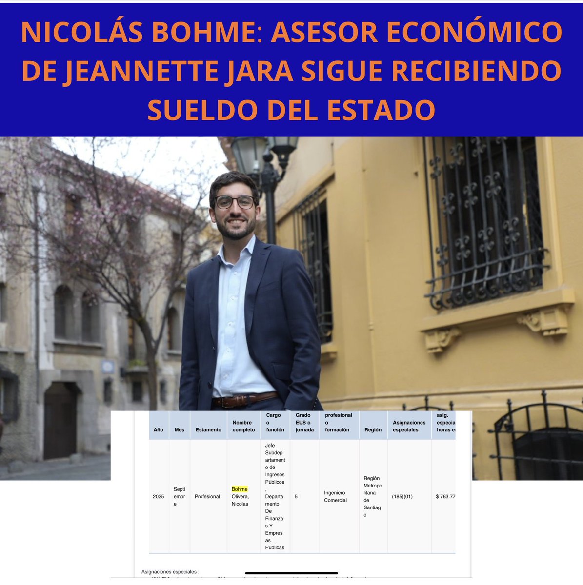 🔴Nicolás Bohme, el asesor económico de Jeannette Jara sigue recibiendo sueldo del estado

Definición concreta de parásitos

#cortedeluz #argentina #bolivia