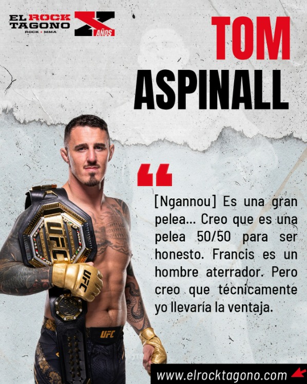 elrocktagono's tweet image. 🎙️ Tom Aspinall habló sobre una posible pelea contra Francis Ngannou...#UFC #PFLA

¿Qué opinas? 🤔