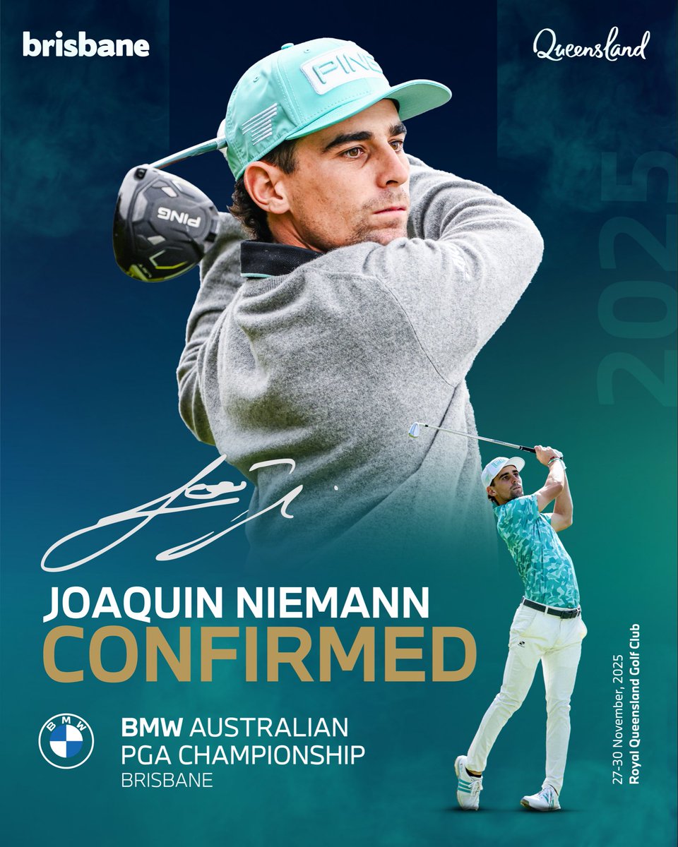 He’s back 🔥

<a href="/joaconiemann/">joaconiemann</a> just added Brisbane to his summer Itinerary! 

<a href="/bmwau/">BMW Australia</a> | #AusPGA