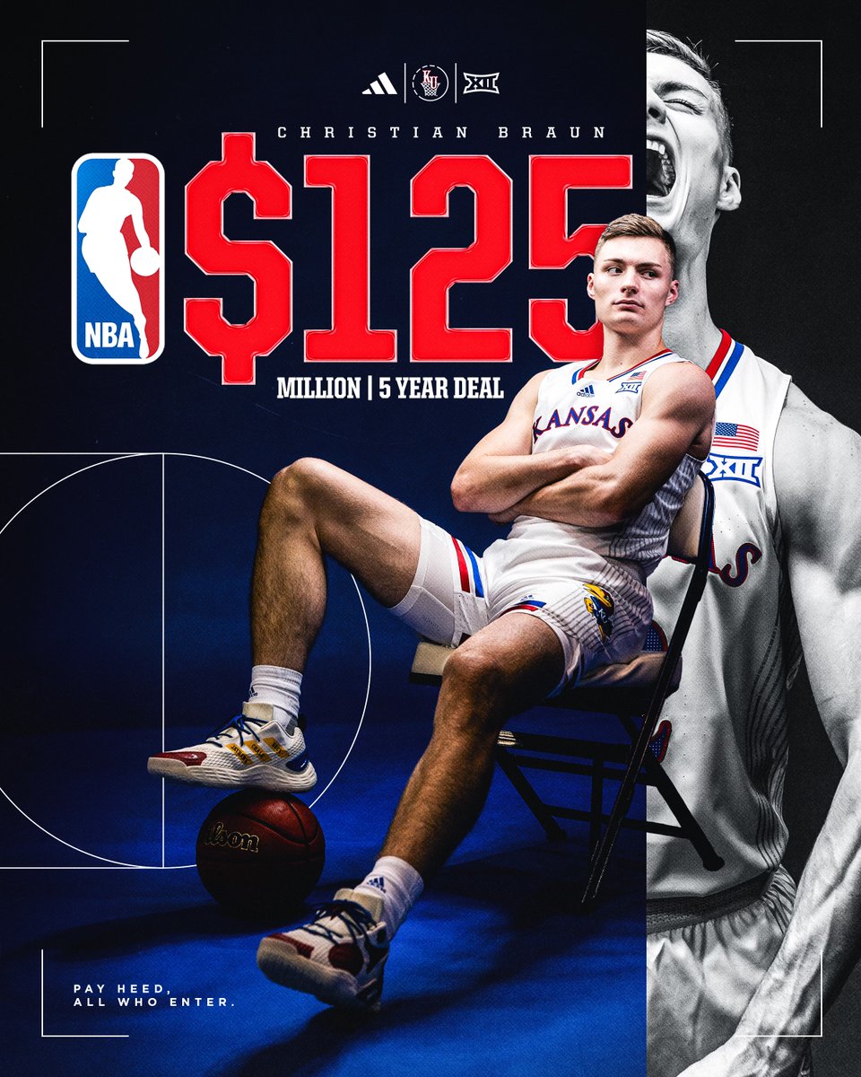 CB's locked in. 

<a href="/Ballin25Braun/">Christian Braun</a> has agreed to a five-year, $125 million contract extension with the <a href="/nuggets/">Denver Nuggets</a> 🔥