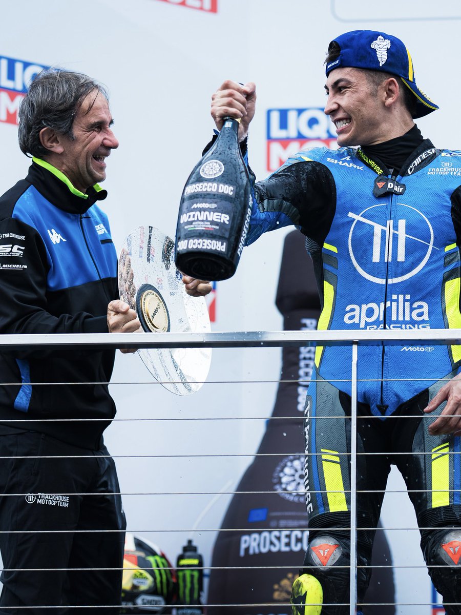 Still not over it. 🥇😁

#AustralianGP | <a href="/25RaulFernandez/">Raúl Fernández</a>