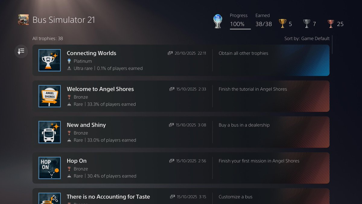 shanethegooner's tweet image. Bus Simulator 21 - Platinum #96 #BusSimulator21 #PS5Share