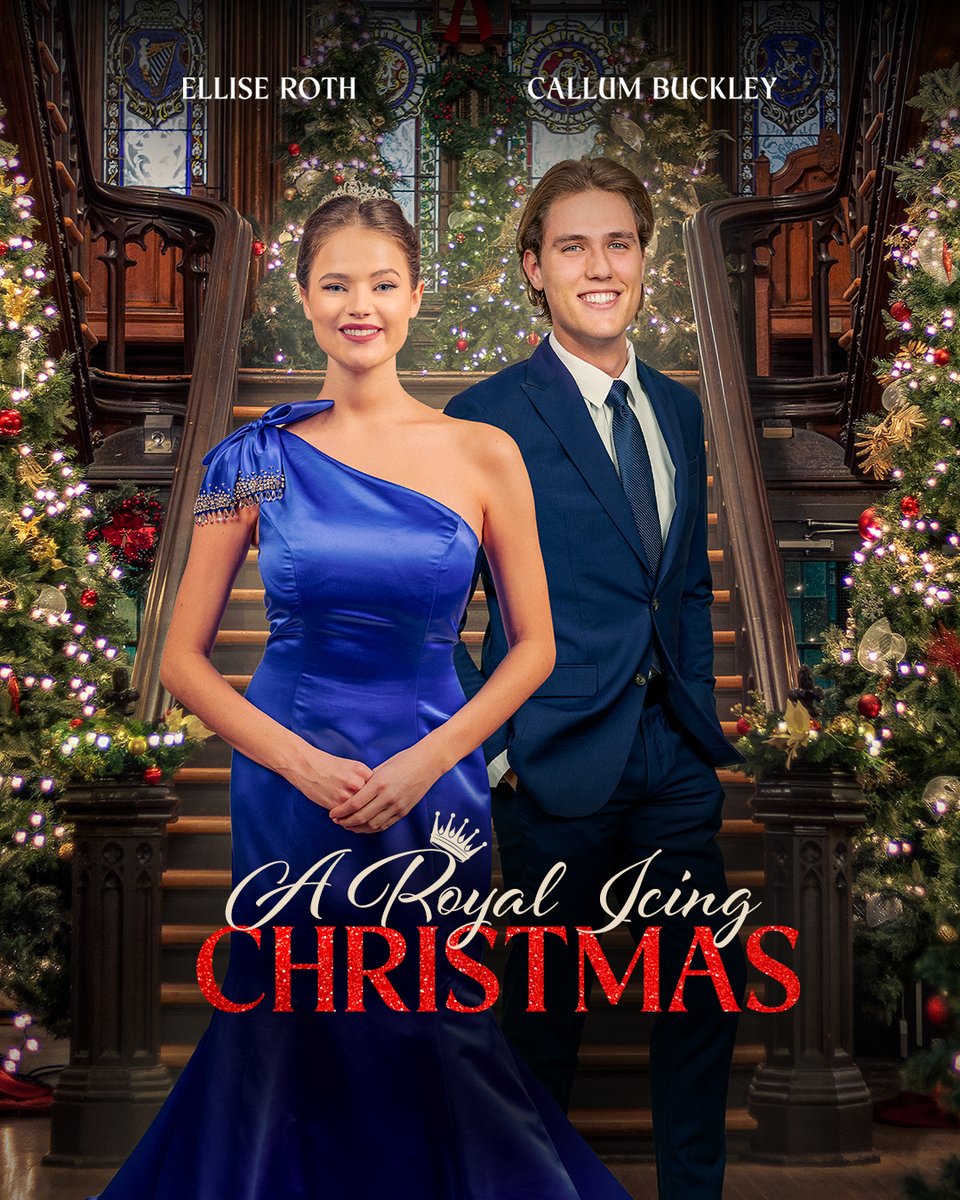 GAfamilyTV's tweet photo. In 'A Royal Icing Christmas', Princess Charlotte (Roth) of Marovia, a duty-bound princess, escapes to a New England town at Christmas, where a secret baking contest — and an unexpected romance (Buckley) — teach her that love may be life’s true crowning achievement. 👑 

🎬 Stream October 23 on @PureFlix 
📺 Tune in October 25 at 8/7c on Great American Family and GFam+