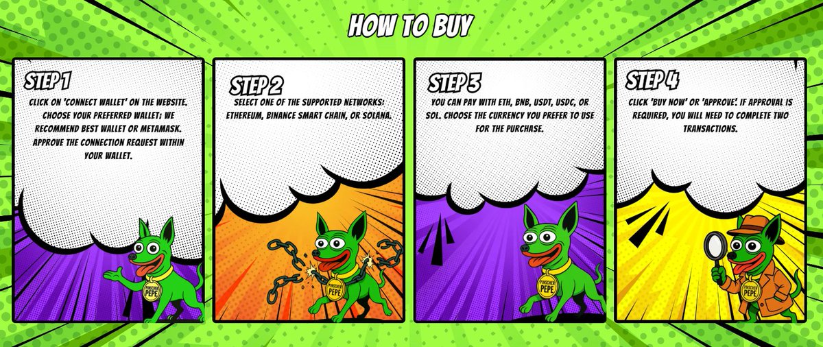 Everything is complete, there are even step-by-step instructions for you to join this 1000X project. Take advantage of the pre-sale prices. 
#Pincherpepe #PPEP #pinscherDex #Dexswap  #memecoin #100xGems