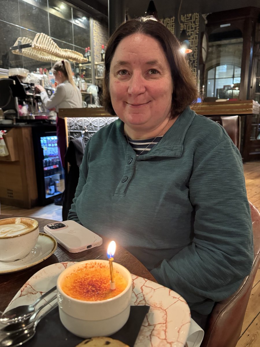 A fabulous 24th wedding anniversary for ⁦<a href="/froggett_anne/">Anne Froggett</a>⁩ and I, and a splendid evening at ⁦<a href="/Cambscuisine/">Cambscuisine</a>⁩ Cambridge Chop House. Excellent food and service, bravo 👏 to the team there! Where has (almost!) a 1/4 century gone?