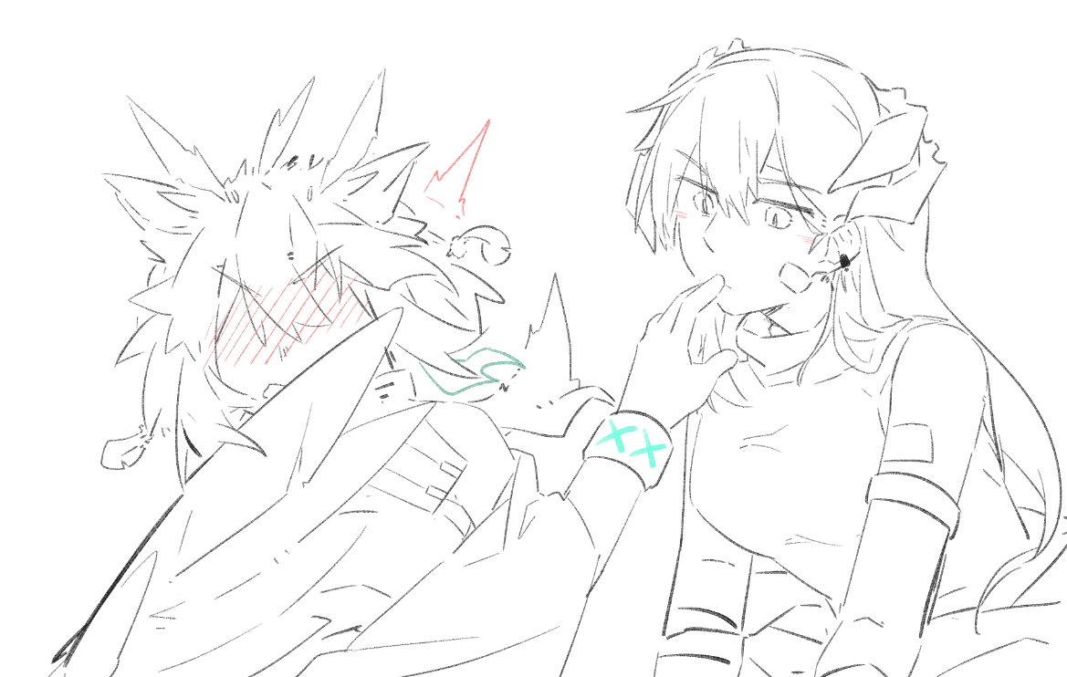 🦉请注意场合🦖
#Arknights 
#明日方舟  
#アークナイツ 
#塞赫