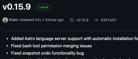 rekram11's tweet image. In v0.15.9 @thdxr will stop deleting your files when you /undo