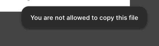 Figma the new update is preventing me from copying elements from my own file...

Which way