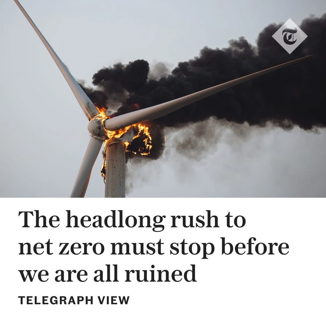 NET ZERO IS A SCAM.

People are finally waking up to the truth behind this insane ideology:

It has NOTHING to do with saving the planet.

It’s simply another tool for the government to drain your wallet and control you.