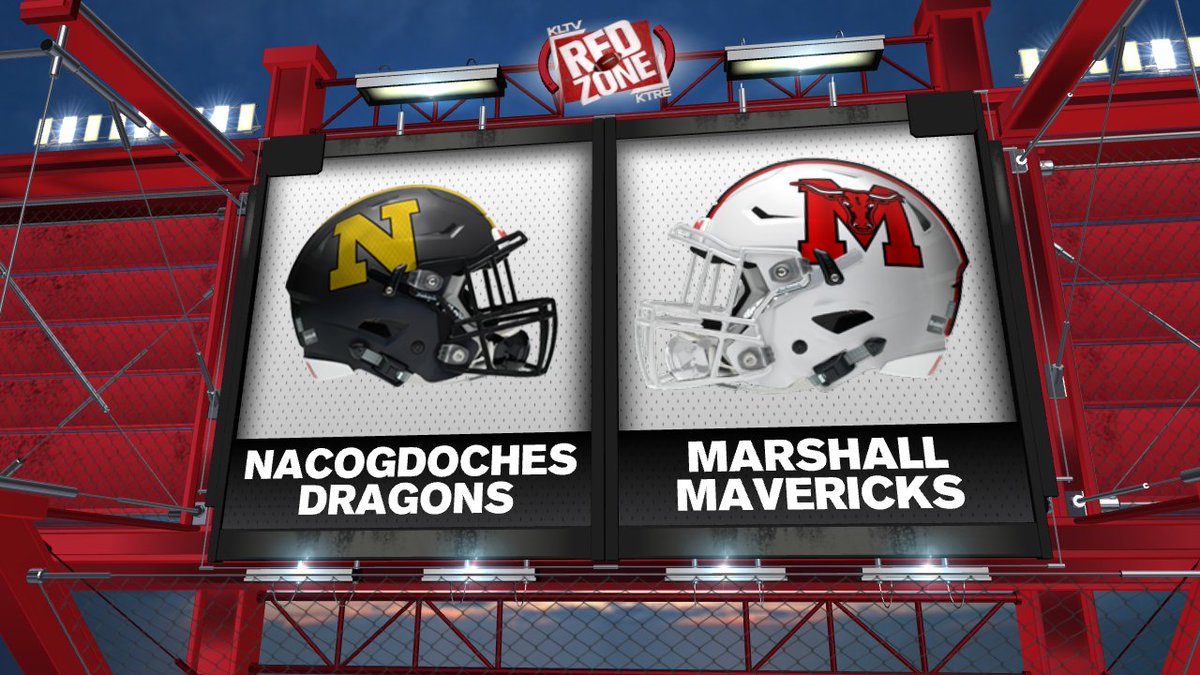 The Nacogdoches Dragons, off to their best start in over a decade, travel to Marshall to face the Mavericks in our Red Zone Game of the Week. Read more: shorturl.at/aXCf8