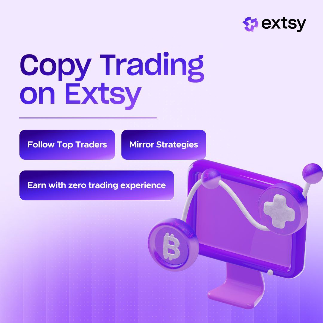 No trading experience? No problem.

With the copy trading feature coming on Extsy, you can follow top traders, mirror their strategies and learn as you earn.

With Extsy, you don't need to be an expert to start earning. 

<a href="/ExtsyAfrica/">Extsy AFRICA</a>
<a href="/ExtsyPlatform/">Extsy</a>