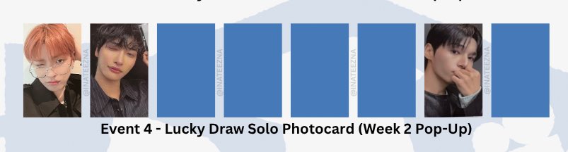ISO LOOKING FOR ATEEZ 8ROOM POP-UP WEEK 2 LUCKY DRAW Photocard PC