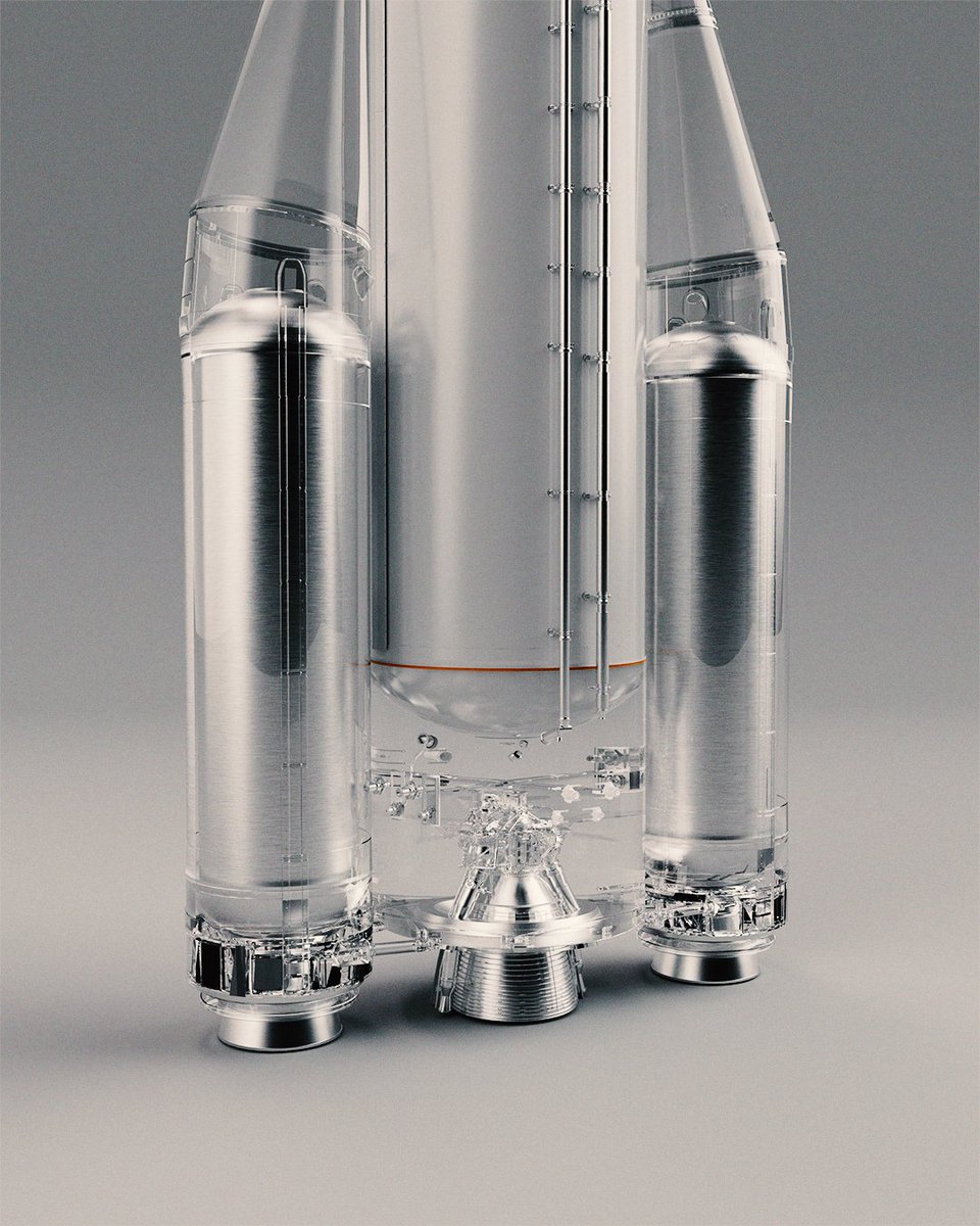 ArianeGroup's tweet image. This isn’t an image that you see very often… but it tells you a lot.
The inside of #Ariane6, opened up in a cutaway drawing, reveals its precisely organised components: