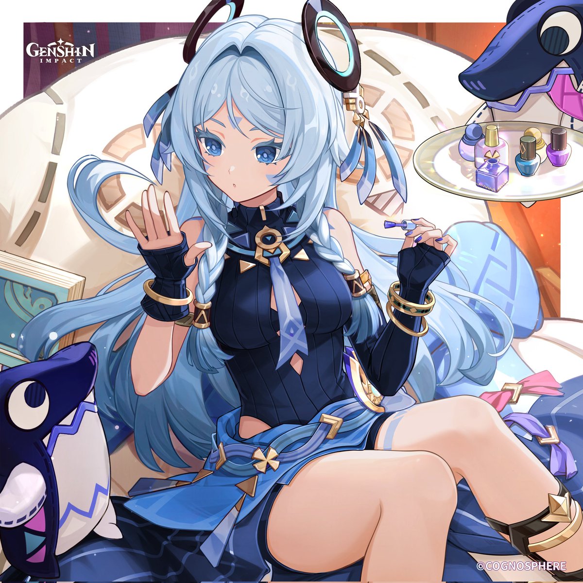 hoyoblue's tweet image. blue citlali cause I&apos;m bored