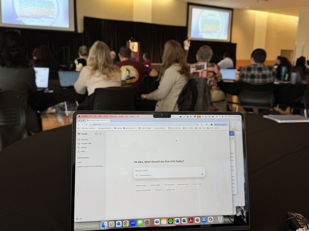 WSU Office of Corporate Engagement (@wsucorprel) on Twitter photo We’re at <a href="/WSUPullman/">WSU Pullman</a> with <a href="/Microsoft/">Microsoft</a> today for “Prompt-a-thon” sessions with different campus constituencies (leadership, staff, faculty, students) learning how to get more out of <a href="/Copilot/">Microsoft Copilot</a>.
#GoCougs We’re at <a href="/WSUPullman/">WSU Pullman</a> with <a href="/Microsoft/">Microsoft</a> today for “Prompt-a-thon” sessions with different campus constituencies (leadership, staff, faculty, students) learning how to get more out of <a href="/Copilot/">Microsoft Copilot</a>.
#GoCougs