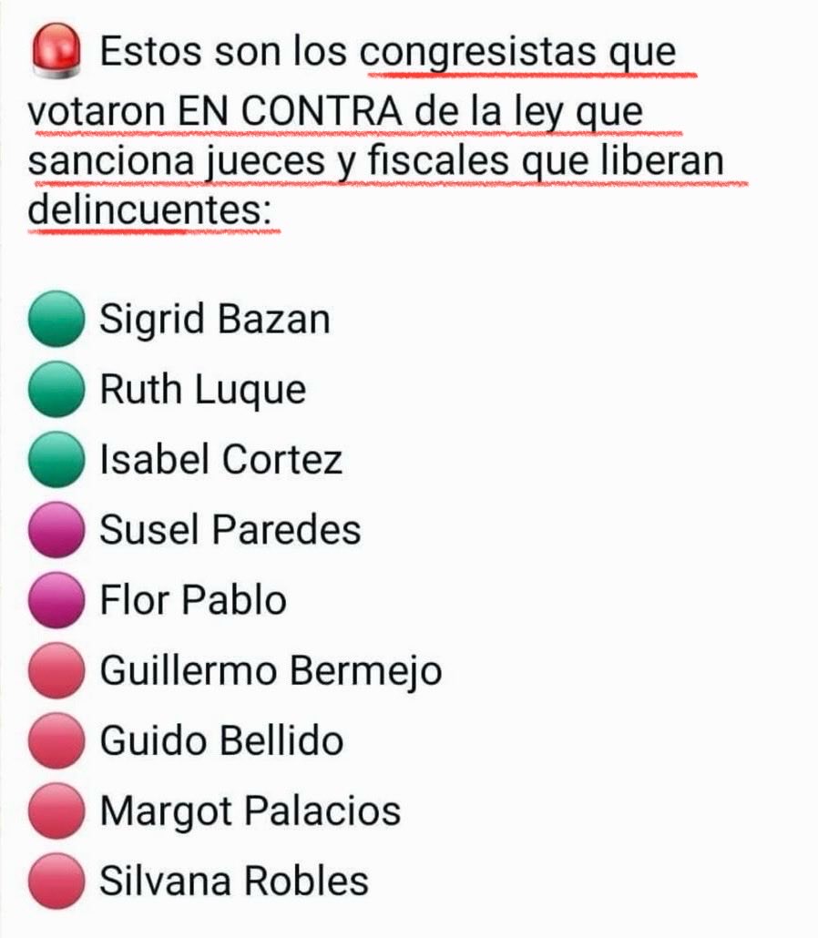 jackymc100's tweet photo. ¡¡ESTÁN  A  FAVOR  DE  LOS  DELINCUENTES!!
@congresoperu https://t.co/b2ZK1NgaKL
