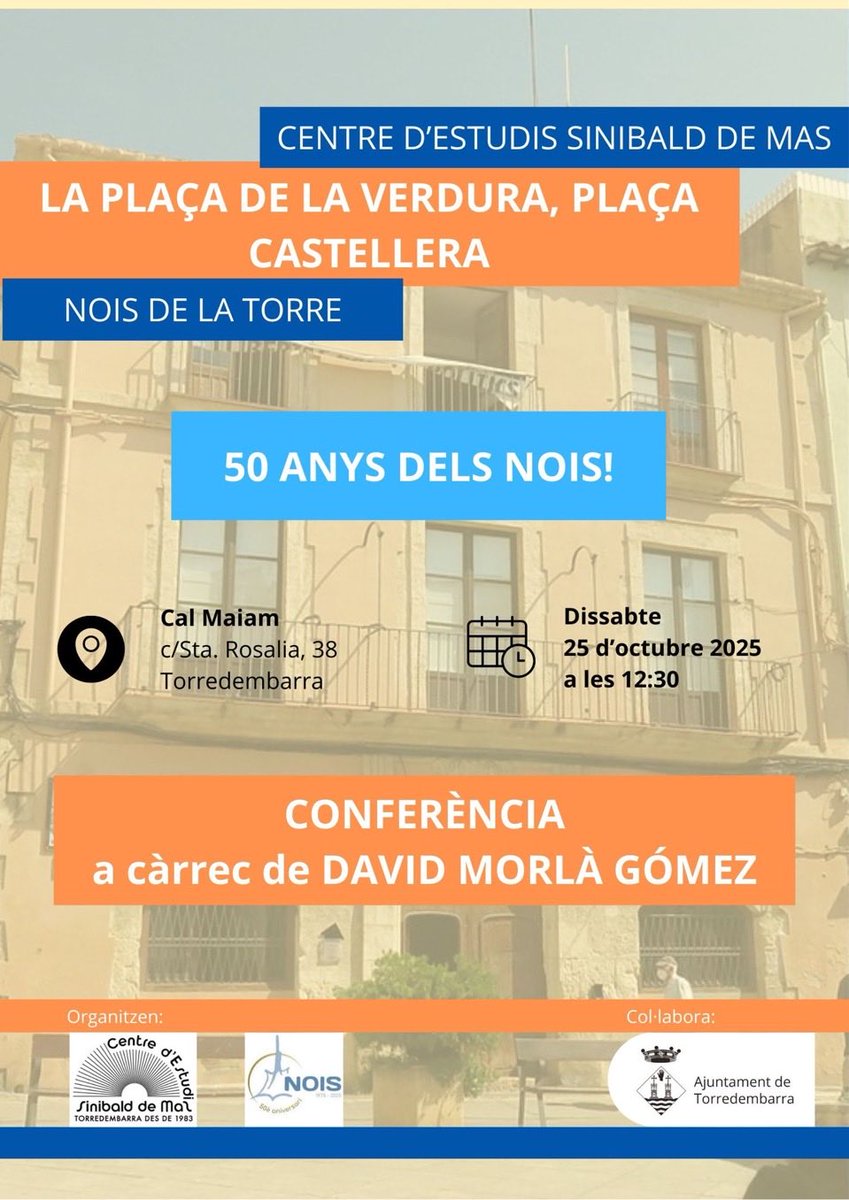 Centre d'Estudis Sinibald de Mas de Torredembarra tweet media