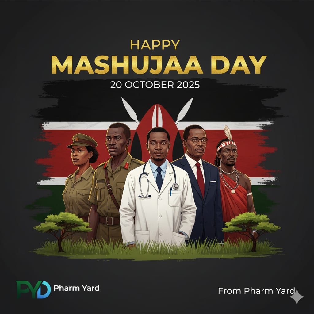 YardPharm's tweet photo. Happy Mashujaa Day! π Today, we honor the heroes past and present who have shaped our nation. May their spirit inspire us all.
#mashujaaday #Kenya #Heroes #ProudlyKenyan #PharmYard https://t.co/lYAnWBUxLR