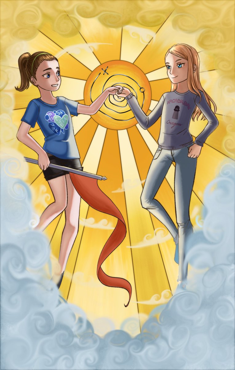 Now that the fanzine is out i can share with you my drawing! My theme was "the sun" young Max &amp; Chloe, i had so much fun creating this drawing for this awesome project! Check out the fanzine on <a href="/lis_tarotzine/">Life is Strange 10th Anniv TarotZine</a> account! And look forward for more stuff coming in the upcoming days!