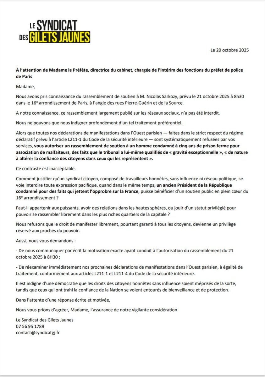 Le Syndicat des Gilets Jaunes tweet media