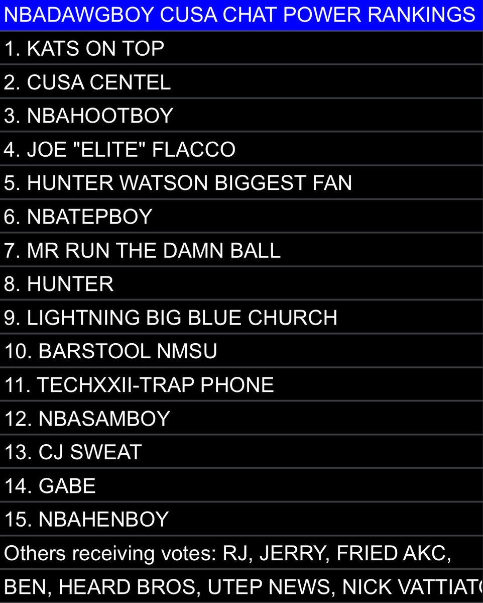 NBA_DAWGBOY's tweet image. WEEK 8 DAWGBOY POWER RANKINGS ARE HERE‼️ NEW NUMBER 1 IS ON TOP OF THE POLLS‼️ STARTING NEXT WEEK I WILL BE GOING TO TOP 20 INSTEAD OF 15 SO STAY TUNED‼️‼️