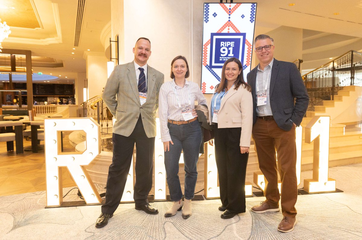 RIPE 92 - Edinburgh, Scotland tweet media