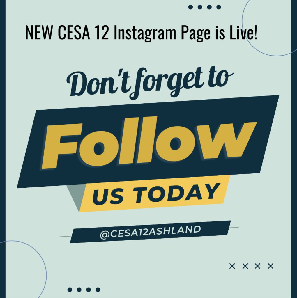Check out CESA's NEW Instagram Page Today!