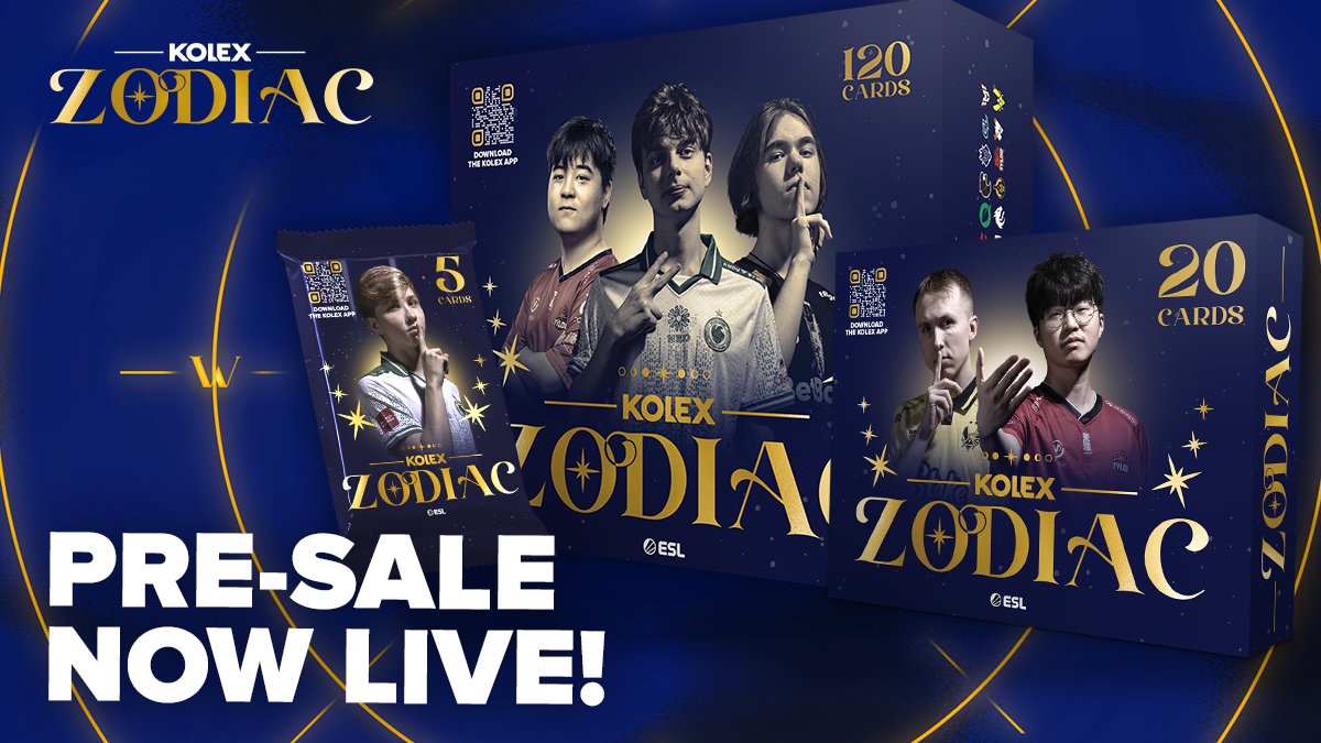 The Zodiac☯️pre-sale is now live on our shop!

Head over to shop.kolex.gg to check them out 🔥