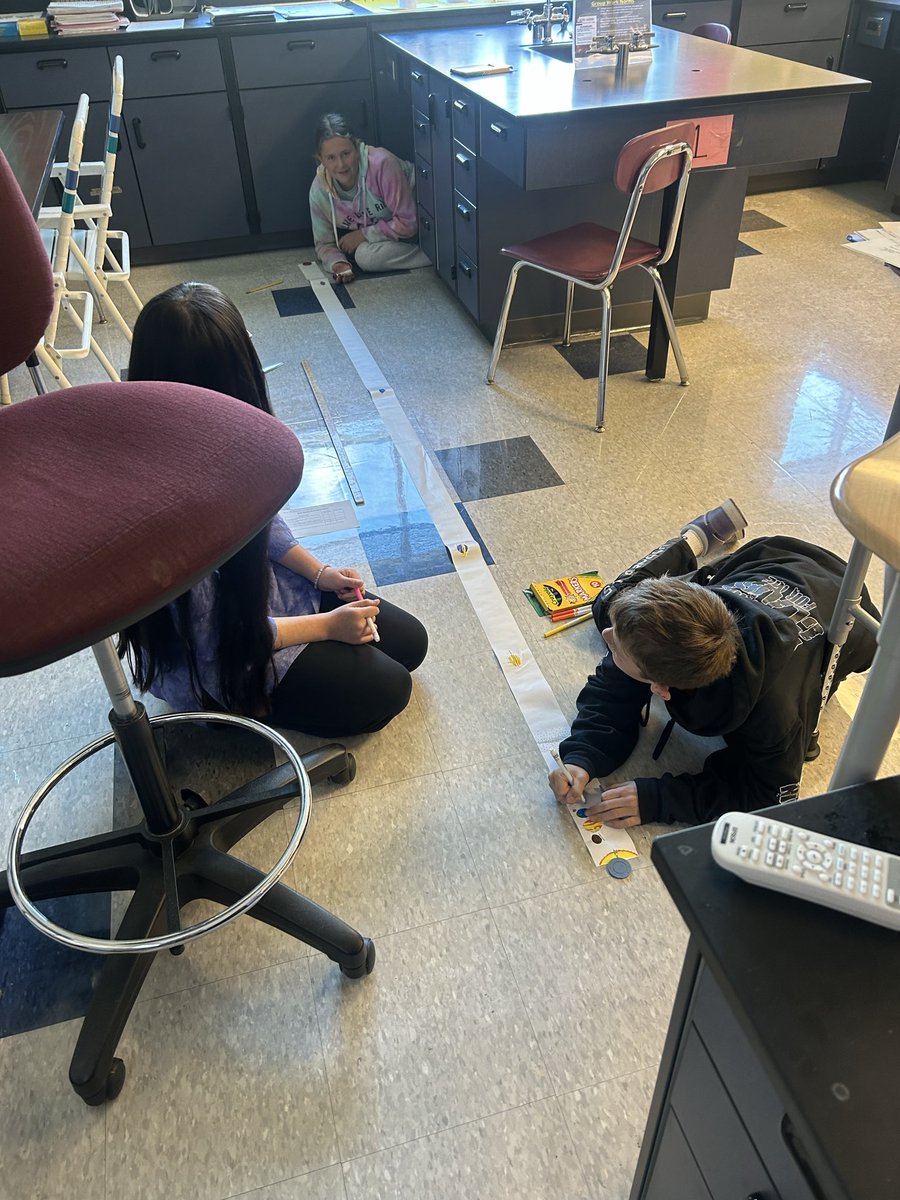 Our Ambassador scientists are at it again making Solar system models that are to scale 🌎🪐 <a href="/MMS_principals/">MMS principals</a>