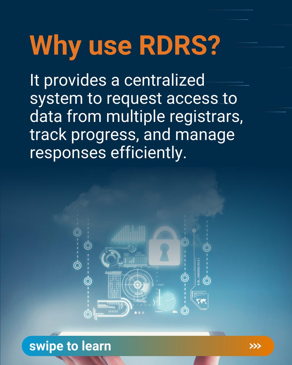 ICANN's tweet image. 🚨 Are you investigating a domain linked to phishing, malware, or other threats?

Cybersecurity professionals can use #ICANN&apos;s Registration Data Request Service (RDRS) to quickly and securely request domain name registration details in a central location.

🔗 Learn how RDRS can…