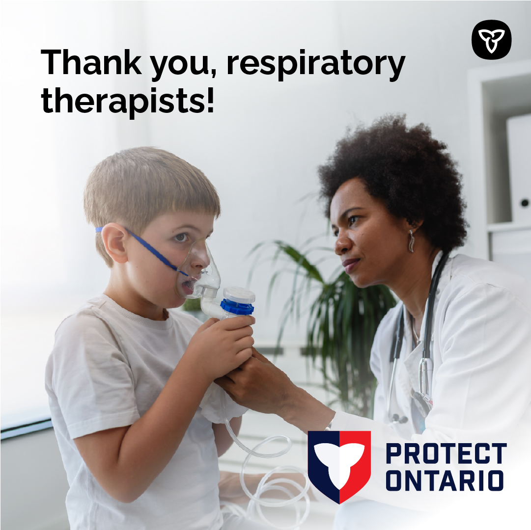🫁 It's #RespiratoryTherapyWeek, a time to recognize Ontario’s respiratory therapists (RTs) for their dedication to helping patients breathe easier and live healthier.

From ICU to emergency care, RTs bring critical skill and expertise to patient care every day. Thank you, RTs!