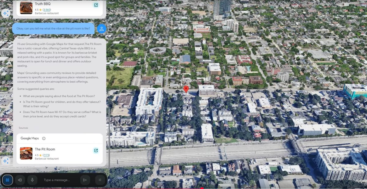 glenngabe's tweet image. Developing with Gemini? You can now ground with Google Maps. And you can ground with BOTH Google Search &amp;amp; Google Maps in the same request -&amp;gt; Grounding with Google Maps: Now available in the Gemini API

&quot;Today we’re launching the Google Maps tool in the Gemini API, allowing…
