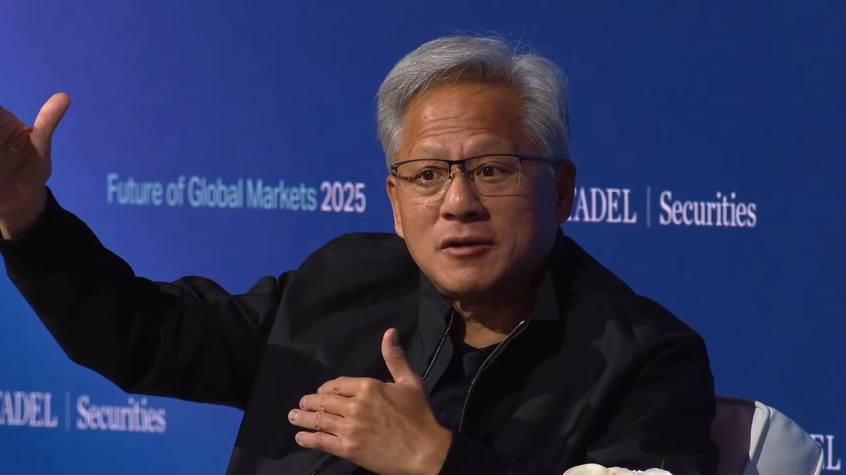 80Level's tweet image. NVIDIA CEO Jensen Huang says the company "went from 95% market share to 0%" in China.
"Whatever policy we implemented caused America to lose one of the largest markets in the world": 80.lv/articles/nvidi…