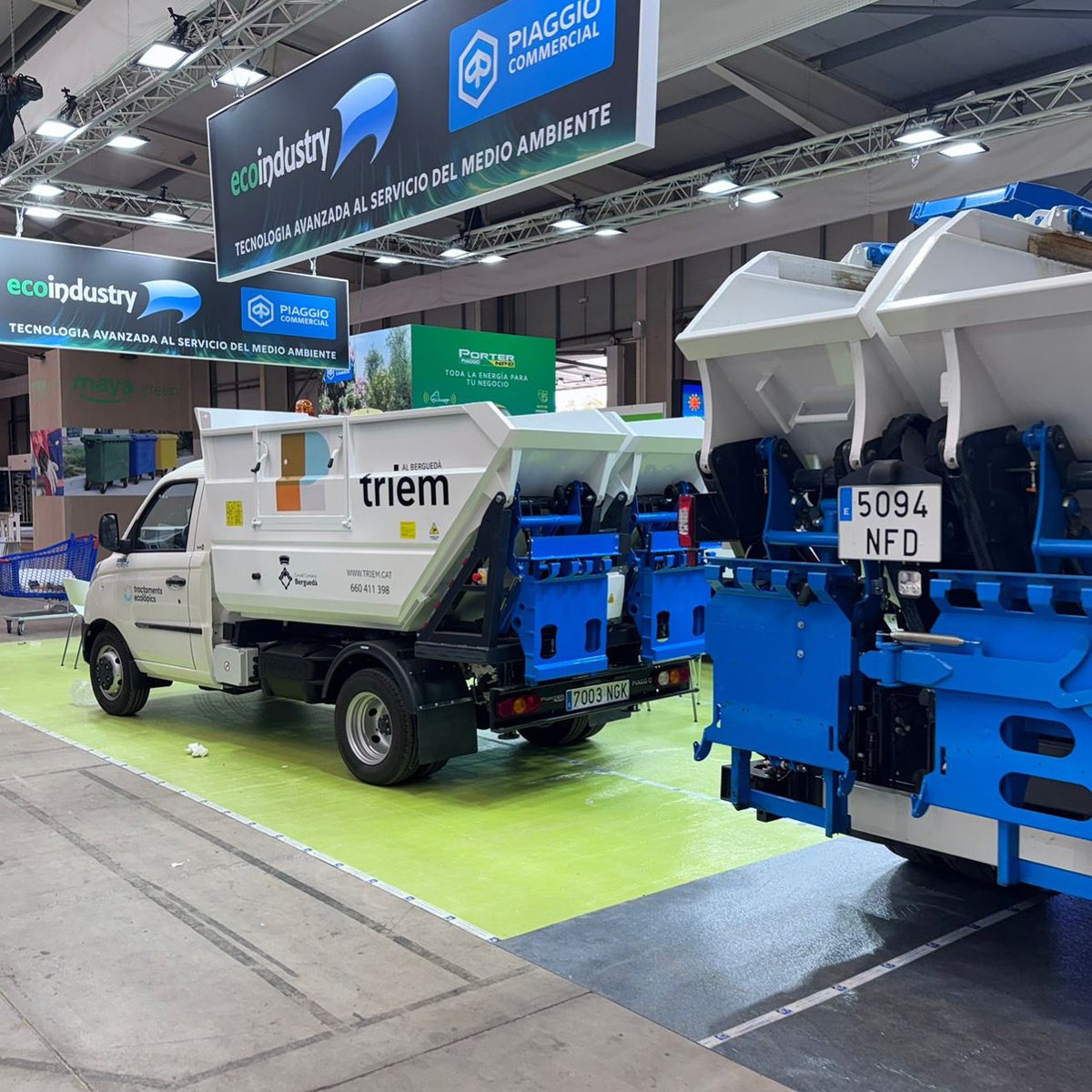 Tractaments Ecològics exposa el seu vehicle nou que començarà el nou servei de recollida el dia 1 de novembre amb el <a href="/ccbergueda/">Consell Comarcal del Berguedà</a> amb #ecoindustry i <a href="/PiaggioOfficial/">Piaggio Official</a> a #Municipalia a la <a href="/FiradeLleida1/">Fira de Lleida</a>